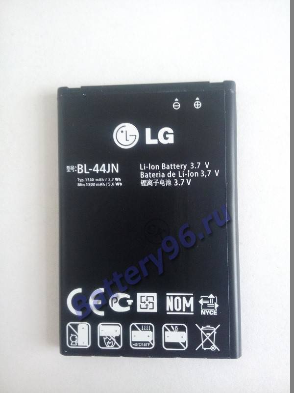 Аккумулятор / батарея ( 3.7V 1540mAh BL-44JN LG Corp ) для LG L7 P705 P700 P750 103-165-114271-114271