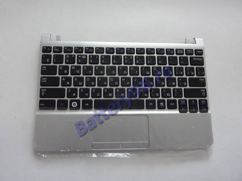 Верхняя панель ( топкейс ) с клавиатурой для ноутбука Samsung NC110 104-195-116344-116344