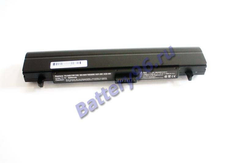 Аккумулятор / батарея ( 11.1V 5200mAh ) для ноутбука Asus 70-N8V1B1000 70-N8V1B1100 70-N8V1B2000 70-N8V1B2100 70-N8V1B3100 101-115-100283-106970