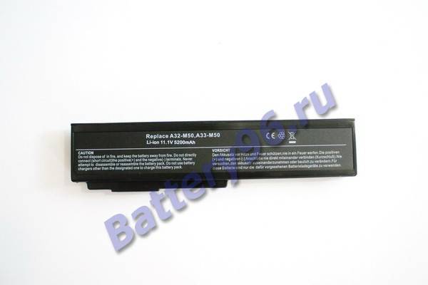Аккумулятор / батарея ( 11.1V 5200mAh ) для ноутбука Asus Pro62 Pro62J Pro62V Pro62VP 101-115-100275-106900