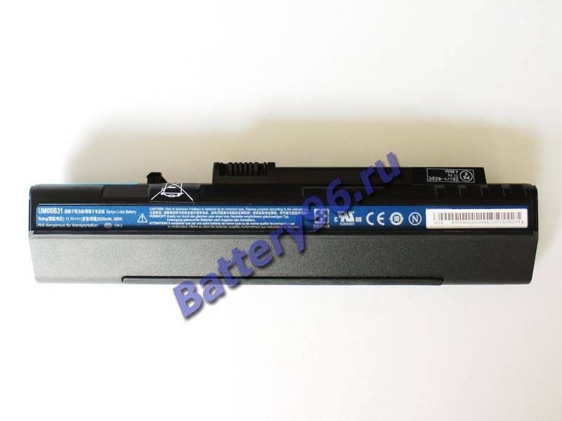 Аккумулятор / батарея ( 11.1V 5200mAh ) для ноутбука Acer Aspire One D150-1606 D150-1647 D150-1860 D150-1920 101-105-100221-113797