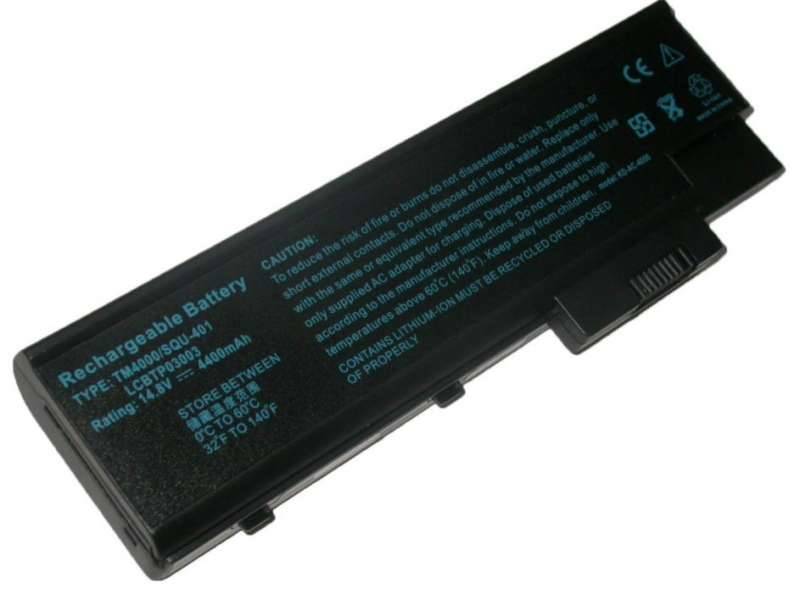 Аккумулятор / батарея ( 14.8V 4400mAh ) для ноутбука Acer TravelMate 4024WLMi 4025LCi 4025LMi 101-105-100213-113461