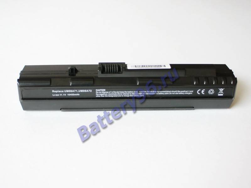 Аккумулятор / батарея ( 11.1V 10400mAh ) для ноутбука Acer Aspire One AOD150 AOD250 101-105-100225-107788