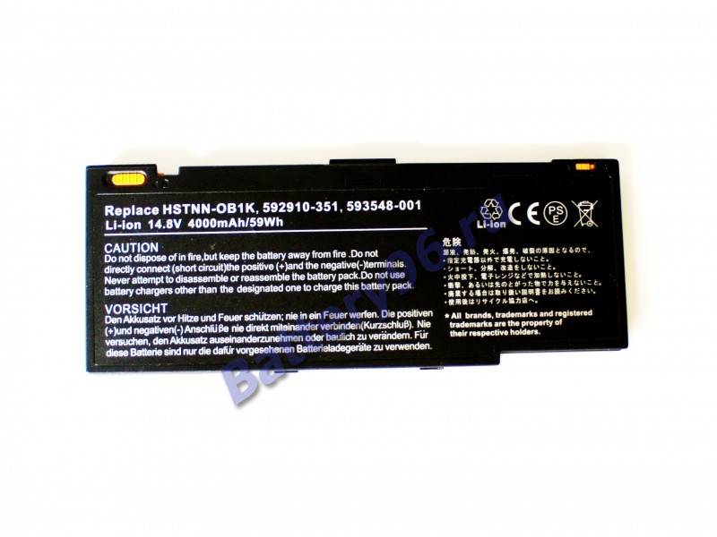 Аккумулятор / батарея ( 14.8V 4000mAh ) для ноутбука HP / Compaq Envy 14-1000 14-1001tx 14-1002tx 14-1003tx 14-1004tx 101-150-100349-116847