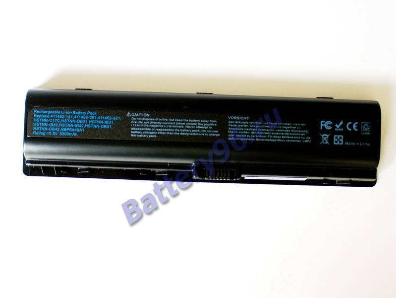 Аккумулятор / батарея ( 10.8V 5200mAh ) для ноутбука HP / Compaq Pavilion DV6100 DV6101 DV6102 DV6103 DV6104 101-150-100347-116818