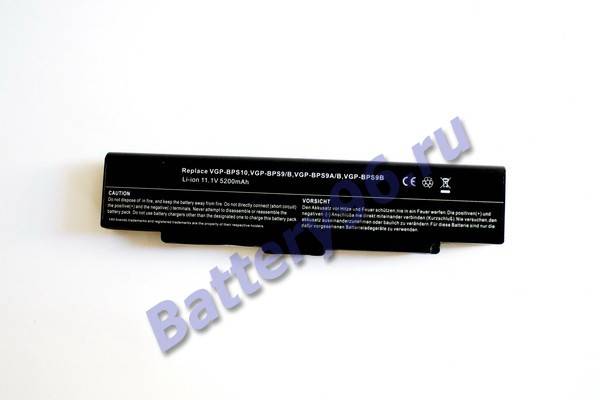 Аккумулятор / батарея ( 11.1V 4400mAh ) для ноутбука Sony VAIO VGN-NR260 VGN-NR260E VGN-NR260E/S VGN-NR260E/T VGN-NR260E/W 101-185-100437-111434
