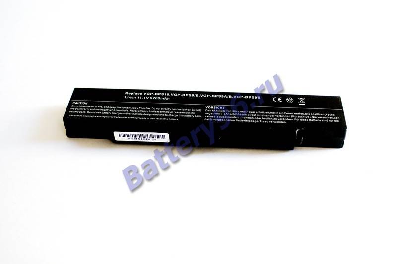Аккумулятор / батарея ( 11.1V 4400mAh ) для ноутбука Sony VAIO VGN-NR31E VGN-NR31E/S VGN-NR31ER VGN-NR31ER/S 101-185-100437-111437