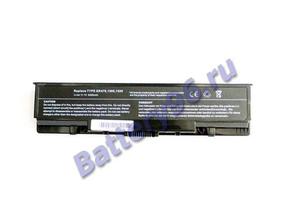 Аккумулятор / батарея ( 11.1V 5200mAh ) для ноутбука Dell 0GK479 0GR986 0GR995 GK479 GR986 GR995 101-135-100316-110318