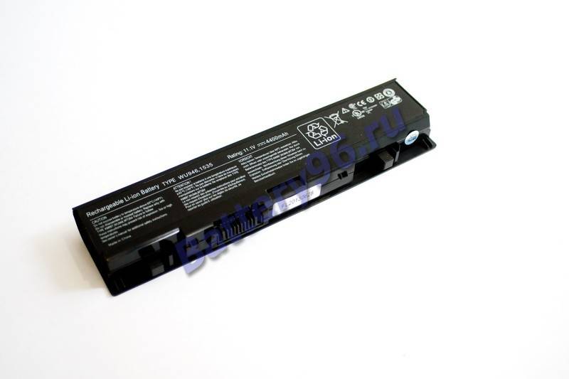 Аккумулятор / батарея ( 11.1V 5200mAh ) для ноутбука Dell Studio 15 1535 1536 1537 1555 1557 1558 101-135-100312-110282