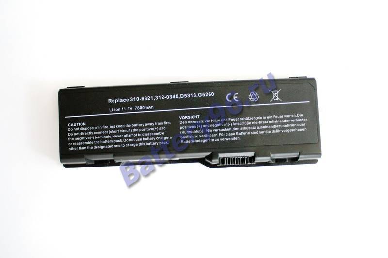 Аккумулятор / батарея для ноутбука Dell Inspiron E1505n E1705 ( 11.1V 7800mAh ) 101-135-100335-110618