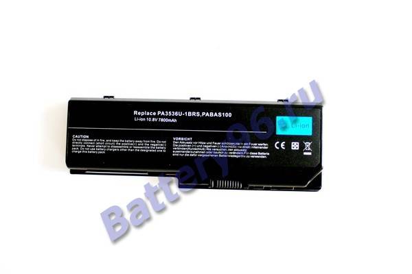 Аккумулятор / батарея для ноутбука Toshiba Satellite L350 L355 ( 10.8V 7800mAh Toshiba PA3536U-1BRS ) 101-180-100480-100480