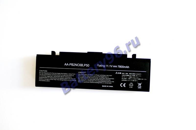 Аккумулятор / батарея ( 11.1V 7800mAh ) для ноутбука Samsung Q210-FA03DE Q210-FA04DE 101-195-100433-115295