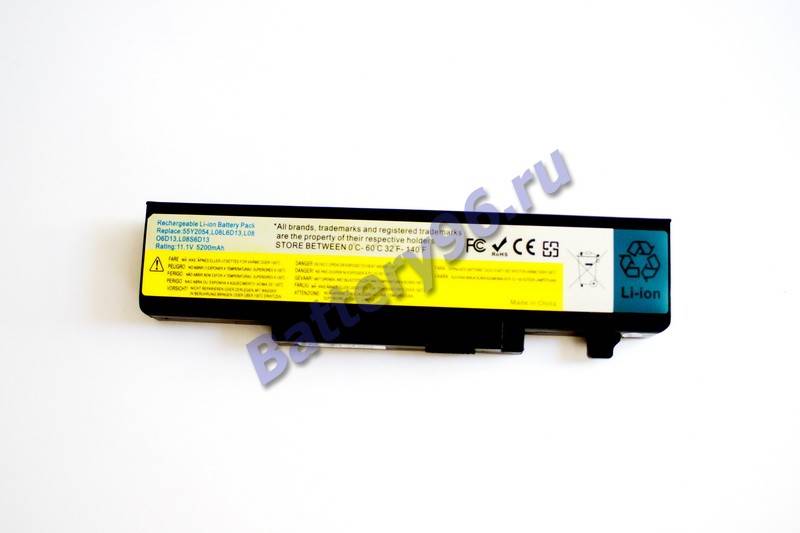 Аккумулятор / батарея для ноутбука Lenovo / IBM IdeaPad Y450 Y450 20020 Y450 4189 Y450A Y450G ( 11.1V 4400mAh ) 101-160-100243-110764