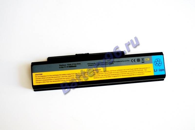 Аккумулятор / батарея для ноутбука Lenovo / IBM IdeaPad Y530 IdeaPad Y530 20009 Y530 4051 ( 11.1V 4400mAh ) 101-160-100255-110997