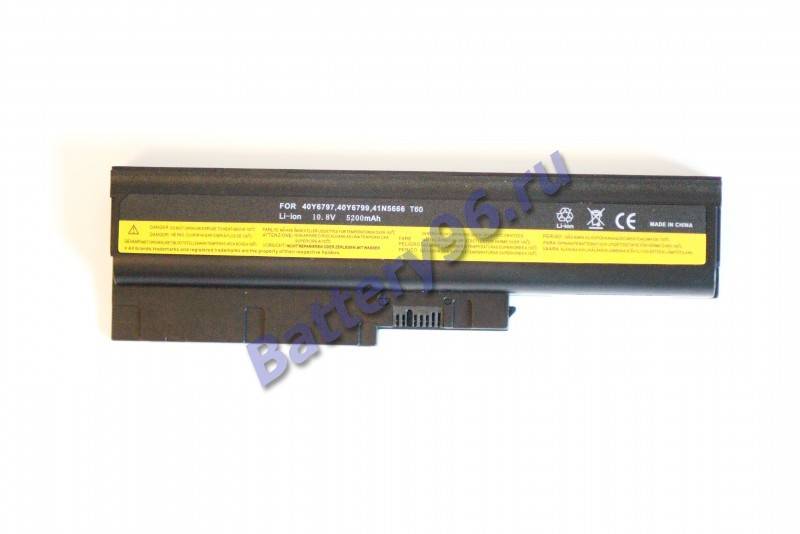 Аккумулятор / батарея ( 10.8V 4400mAh ) для ноутбука Lenovo / IBM Thinkpad R60e 9455 R60e 9456 R60e 9457 R60e 9458 R60e 9459 101-160-107165-114994