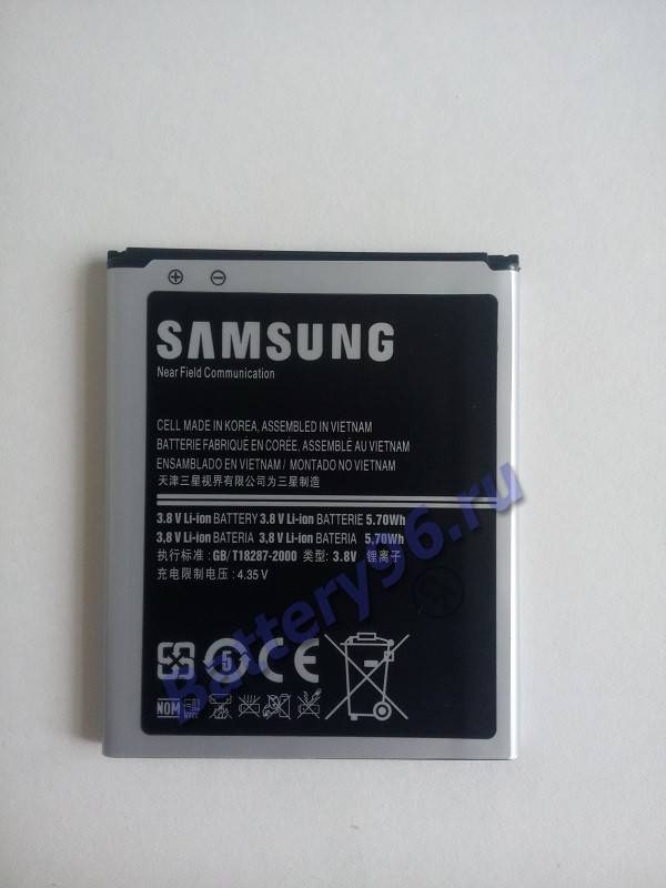 Аккумулятор / батарея ( 3.8V 1500mAh EB-F1M7FLU Samsung Group ) для Samsung Galaxy S3 Mini i8190 103-195-114284-114284