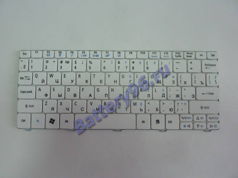 Клавиатура для ноутбука Acer Aspire One AO532 AO532H AOD532H 104-105-116207-117139
