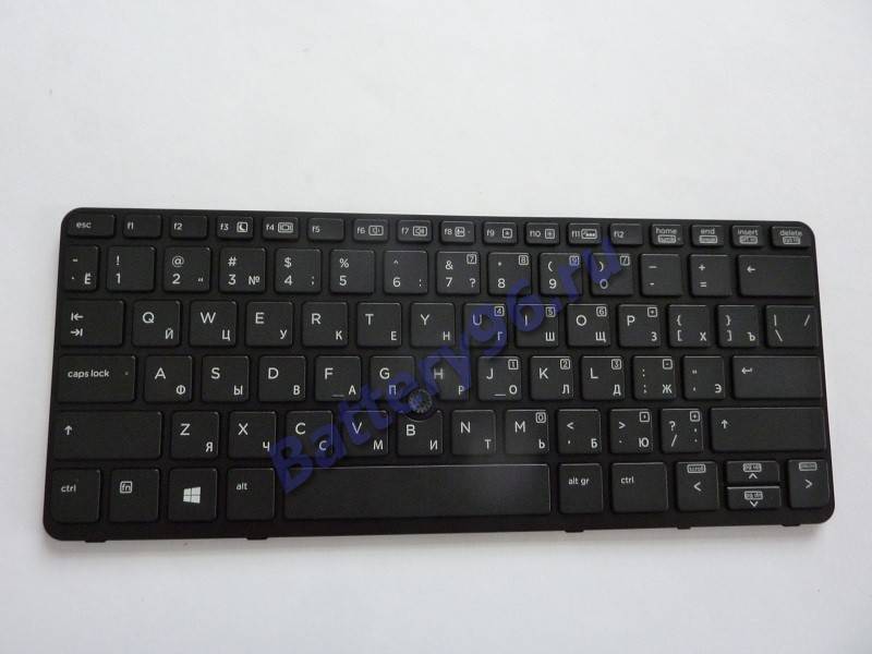 Клавиатура для ноутбука ( рамка, подсветка ) HP / Compaq EliteBook 820 G1 104-150-116314-117691