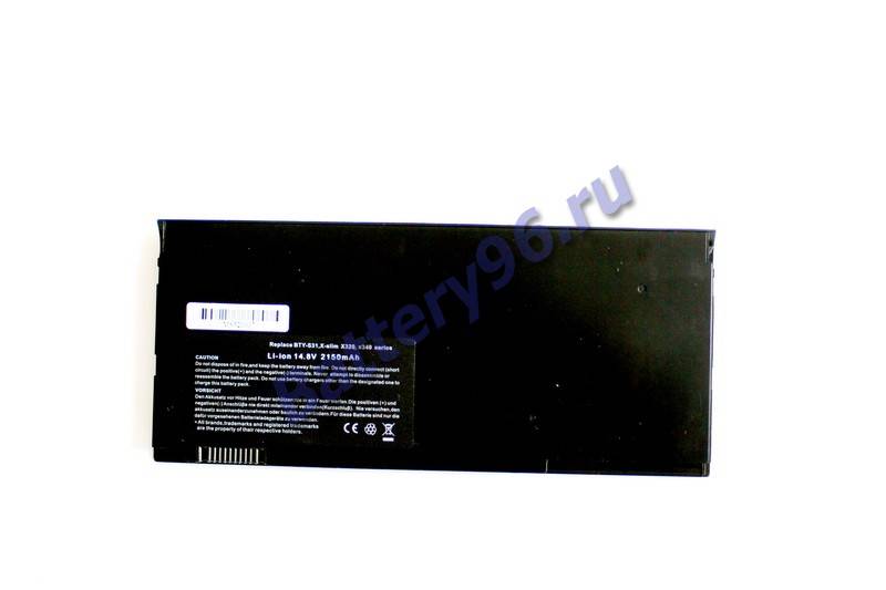 Аккумулятор / батарея ( 14.8V 2200mAh ) для ноутбука MSI X-slim X340 X340-200 X340-200US X340-048US X340 021US X340 023US 101-170-100413-111148