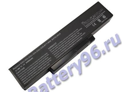 Аккумулятор / батарея ( 11.1V 5200mAh BTY-M66 ) для ноутбука MSI M655 M660 M662 M670 M673 M677 101-170-114316-114316