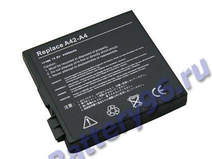 Аккумулятор / батарея для ноутбука Asus A4000 (14.8V 4400mAH A42-A4) 101-115-102927-102927