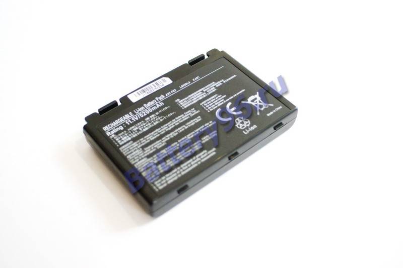 Аккумулятор / батарея ( 11.1V 5200mAh ) для ноутбука Asus A41 A41I A41ID A41IE A41IN  F52 F52A F52Q  F82 F82A F82Q  F83S 101-115-100258-106777