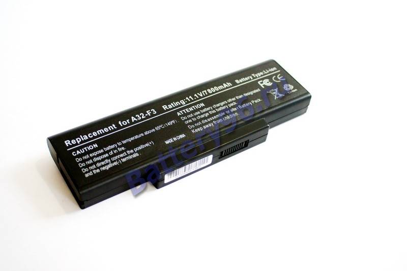Аккумулятор / батарея ( 11.1V 7800mAh ) для ноутбука Asus F3 F3E F3F F3H 101-115-100261-106819